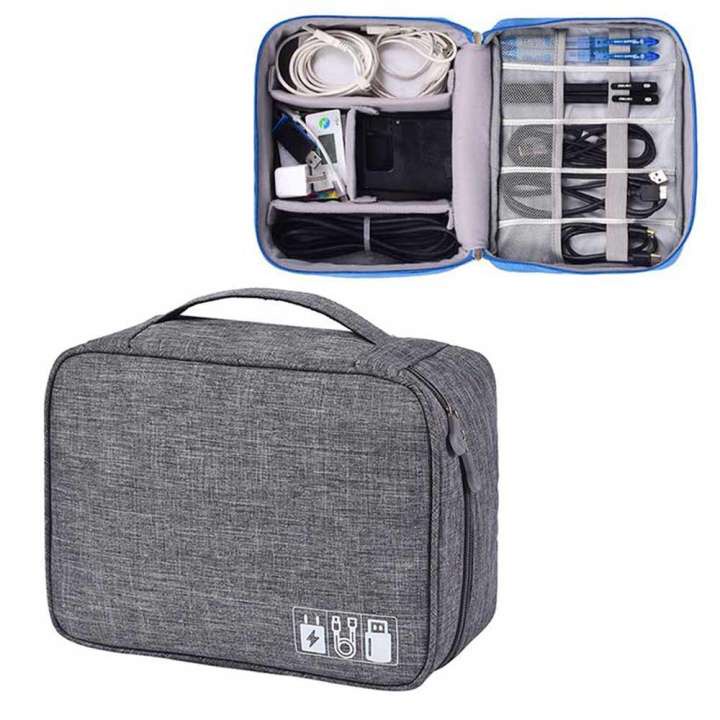 GS GoTravel Electronic Gadget Bag Universal Cable Organizers USB Storage Bag Multi-function Accessories Travel Bag 7058