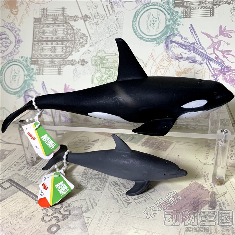 British Mojo Simulation Marine Animal Model Bulk Toy Great White Shark Killer Whale Killer Whale Dolphin Shopee Malaysia - roblox whale head