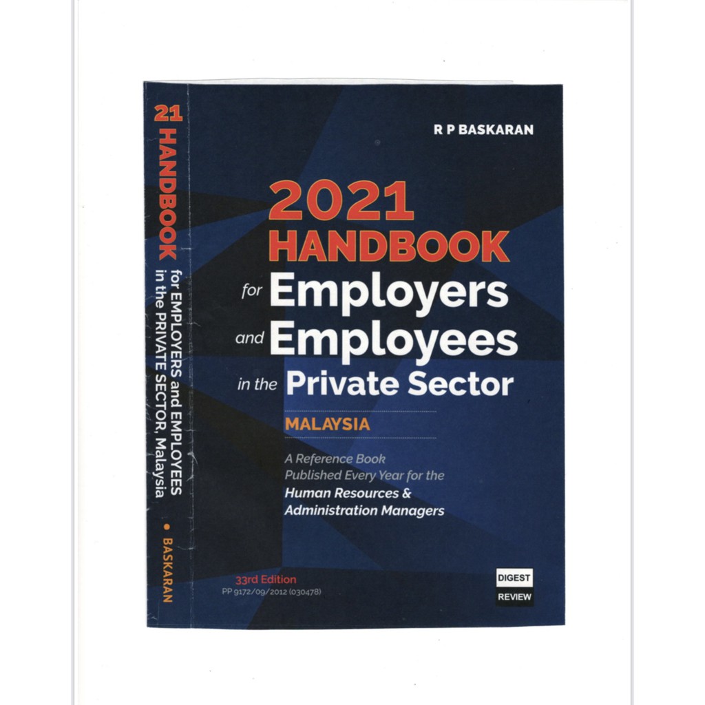 2021 HANDBOOK FOR EMPLOYERS AND EMPLOYEES IN THE PRIVATE ...