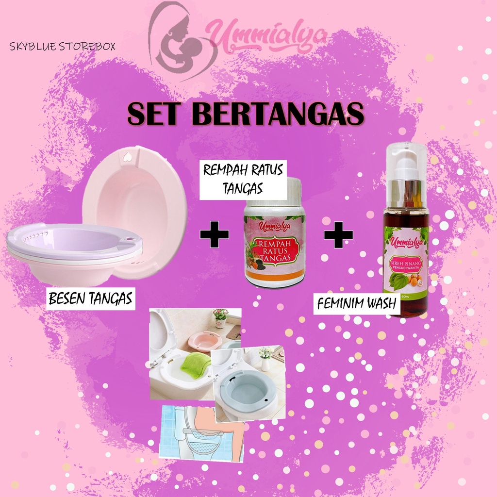 Set Tangas Serbuk Tangas Rempah Tangas Set Sauna Herba Tangas