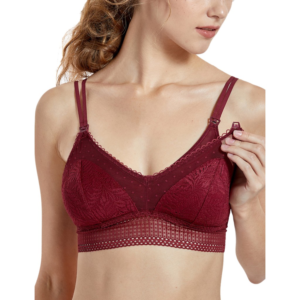 nursing bralette lace