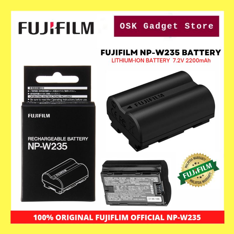 Fujifilm NP-W235 Rechargeable Battery For X-T4 GFX-50SII GFX-100S ...