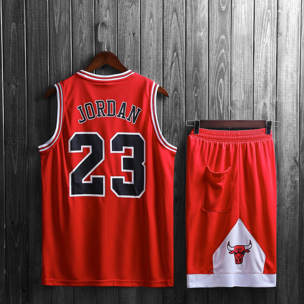 red jordan jersey
