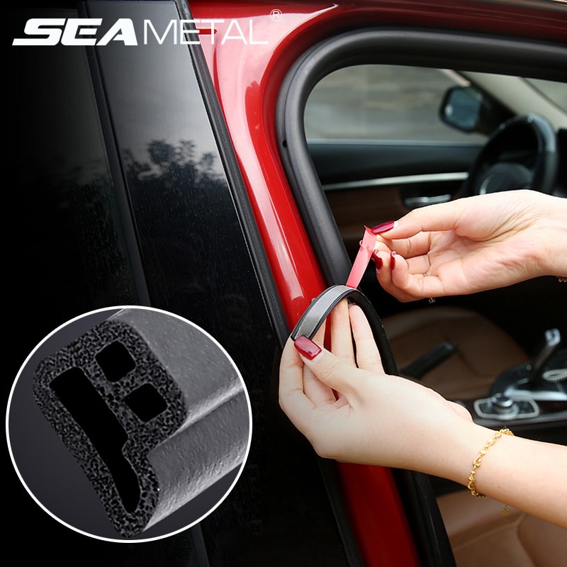 Car Door Seal Strips Stickers Soundproof Sealing Rubber Seals