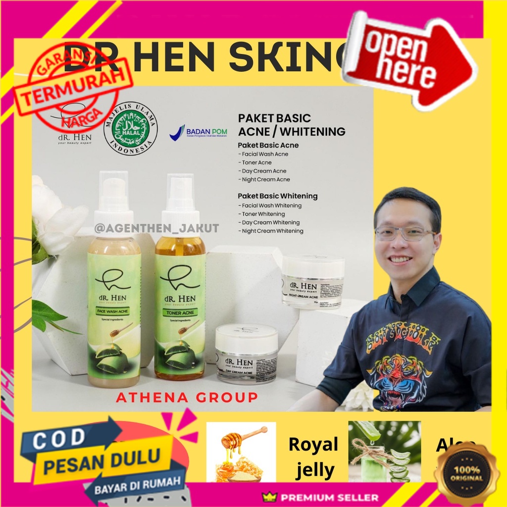 Dr. HEN Package BASIC ACNE / WHITENING DR. RICHARD LEE (By Athena