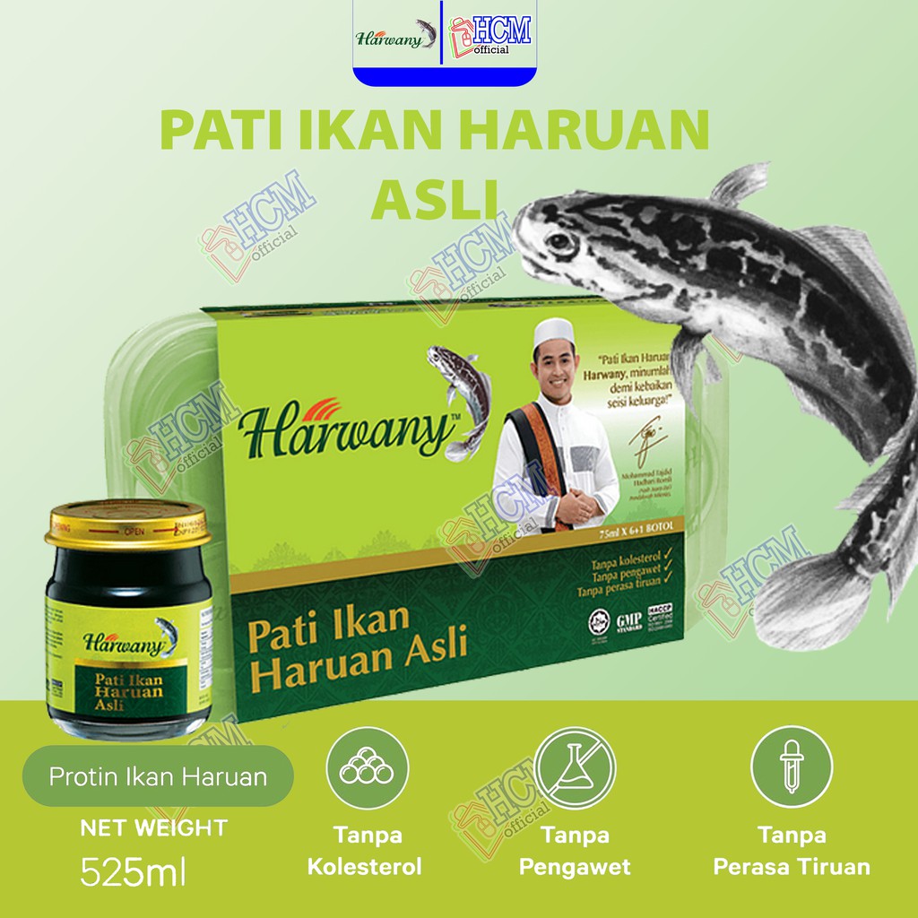 Buy Harwany Pati Ikan Haruan Asli 6 Botol Foc 1 Seetracker Malaysia