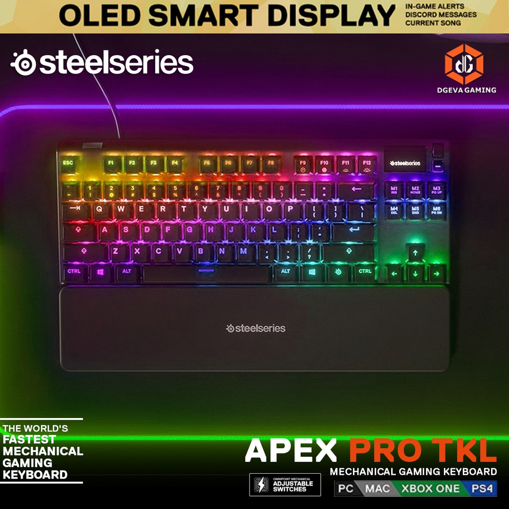 Steelseries Apex Pro Tkl Omnipoint Rgb Mechanical Gaming Keyboard Shopee Malaysia
