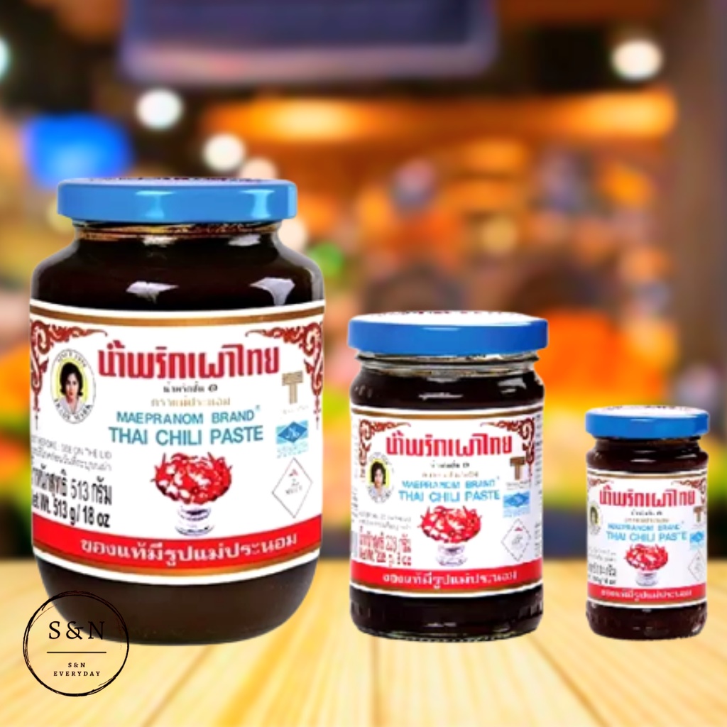 MAEPRANOM BRAND THAI CHILI PASTE INSTANT (114g / 228g / 513g