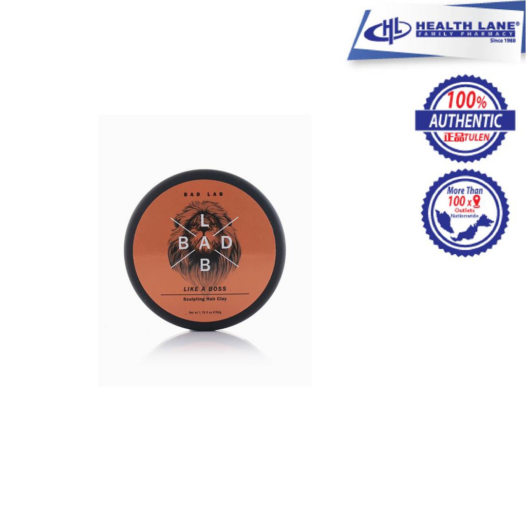 BAD LAB Like A Boss Sculpting Hair Clay (50g) Shopee Malaysia