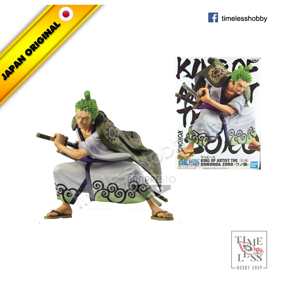 Japan Version King Of Artist Roronoa Zoro Wano Figure One Piece 日版海贼王timeless Hobby Shopee Malaysia