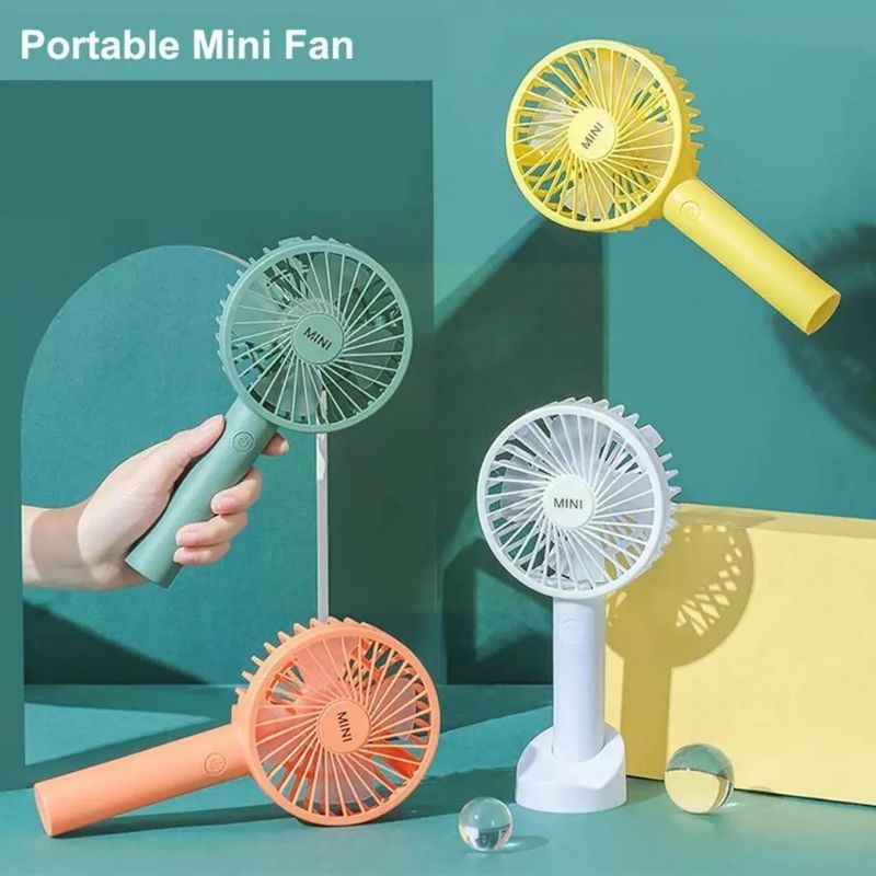 🔥RDY STOCK🔥Portable Mini Handheld Fan USB Rechargeable Portable Mini Fan Small Usb Fan Kipas Pegang Kecik Portable Fan