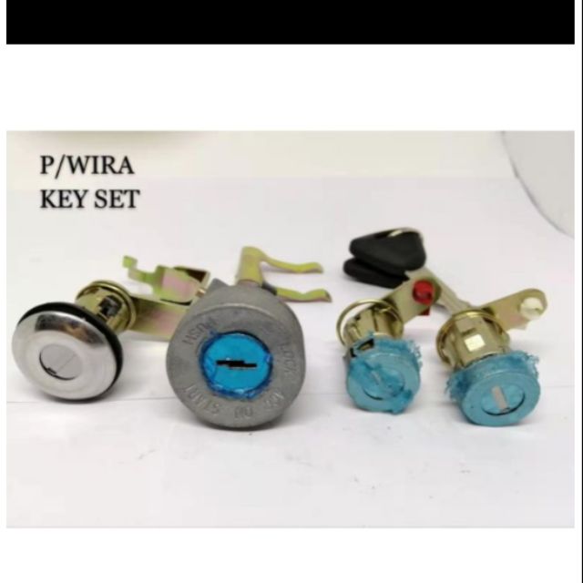  WIRA  SEDAN WIRA  AEROBACK A B KEY SET ASSY KEY LOCK SET 