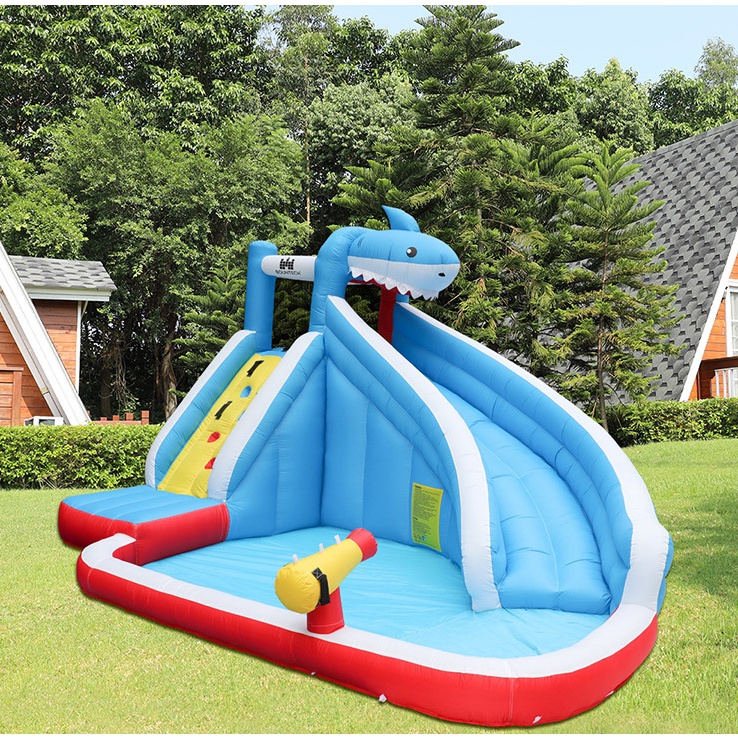 Aldi Is Selling A Huge Inflatable Shark Waterslide For The Garden