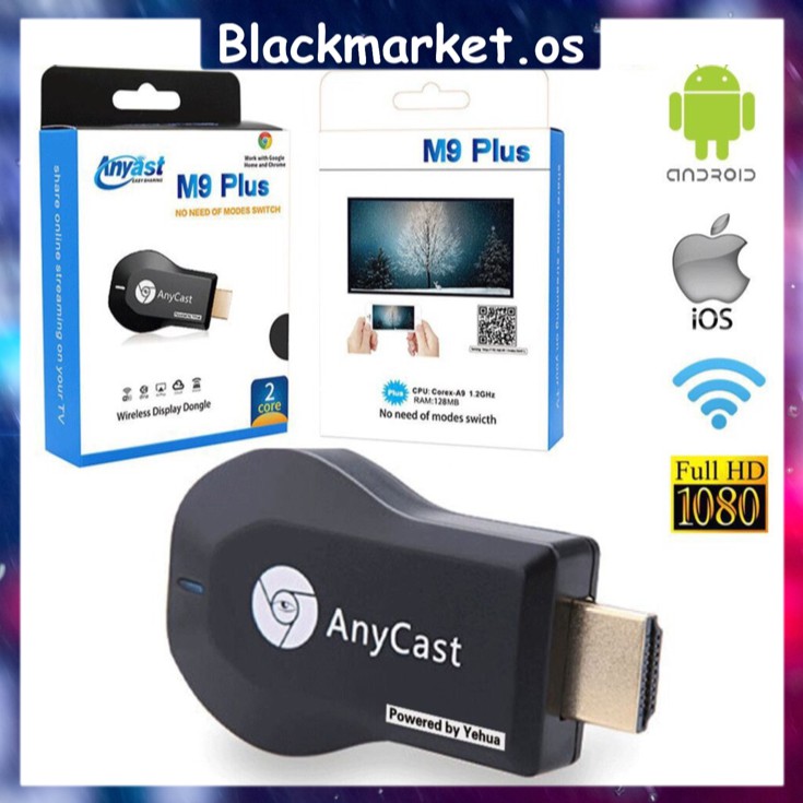 Anycast M9 Plus Chromecast Airplay M2 (Wireless HDMI Wifi Display TV Dongle) Netflix Google Home Miracast DLNA