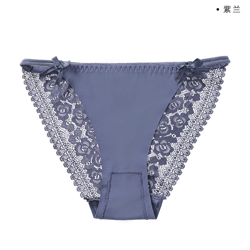 Women Lingerie Sexy Lace Transparent Seamless Patchwork Briefs High Quality Low Waist Women's panties