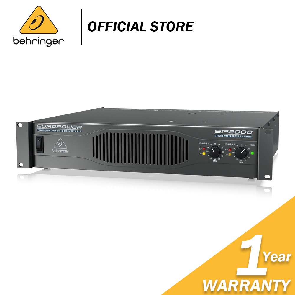 Behringer Europower EP2000 2Channel Power Amplifier Shopee Malaysia