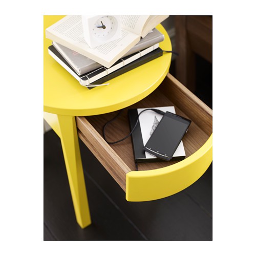 Ikea Stockholm Bedside Table Yellow Shopee Malaysia