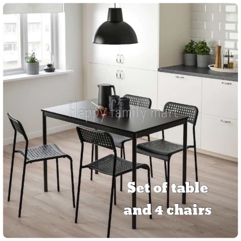 Tarendo Adde Sandsberg Dining, Z Chair Dining Set Of 4 Ikea
