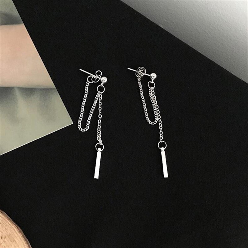 C.FASHION Women Earrings Ear Clip Cuff Chain Modern Stylish Korean Fashion Ins Style Girl Earring Accessories 现货耳环