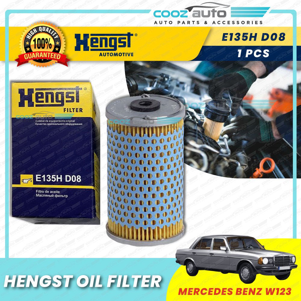 Mercedes Benz W123 Hengst Oil Filter Engine Oil Filter Shopee Malaysia