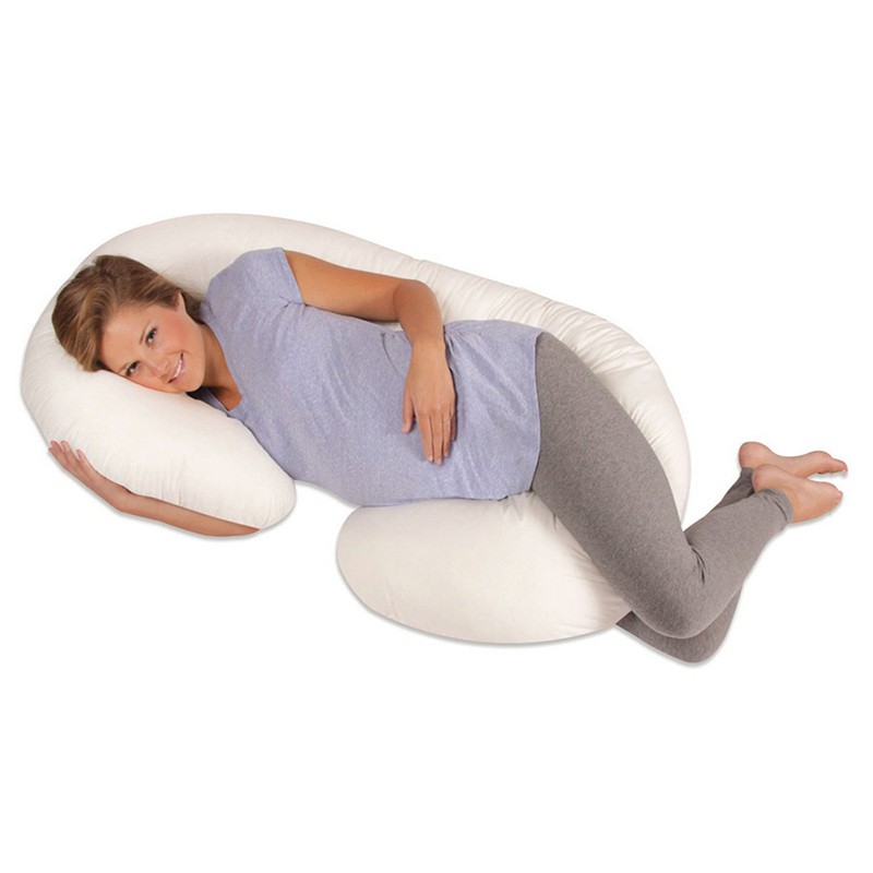 Pharmedoc Total Body Pregnancy Pillow W Jersey Cover Maternity