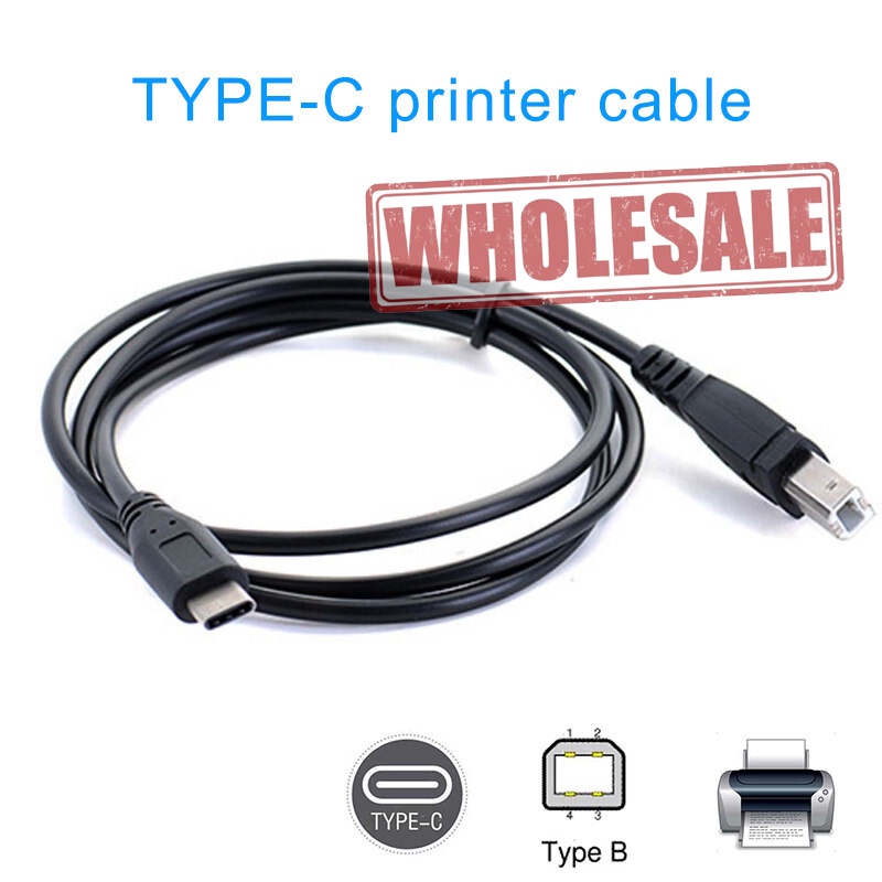 1 Meter Type C To Printer Cable / Type C to Printer Cable / OTG Micro