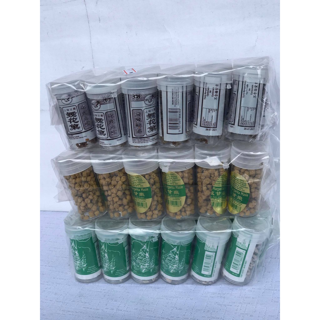 10g 20g X 12pcs Buah Buahan Campuran Buah Margarita Masin Mo Far Kor äº