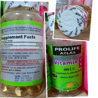 Prolife Atlas Vitamin E 400 Iuo Shopee Malaysia