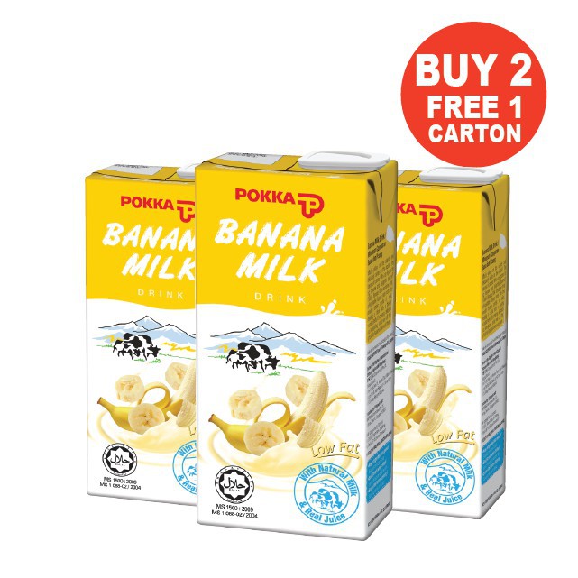 Pokka Banana Milk Drink 3 Carton (4 x 6S x 250ml) [KL & SELANGOR ONLY] Shopee Malaysia