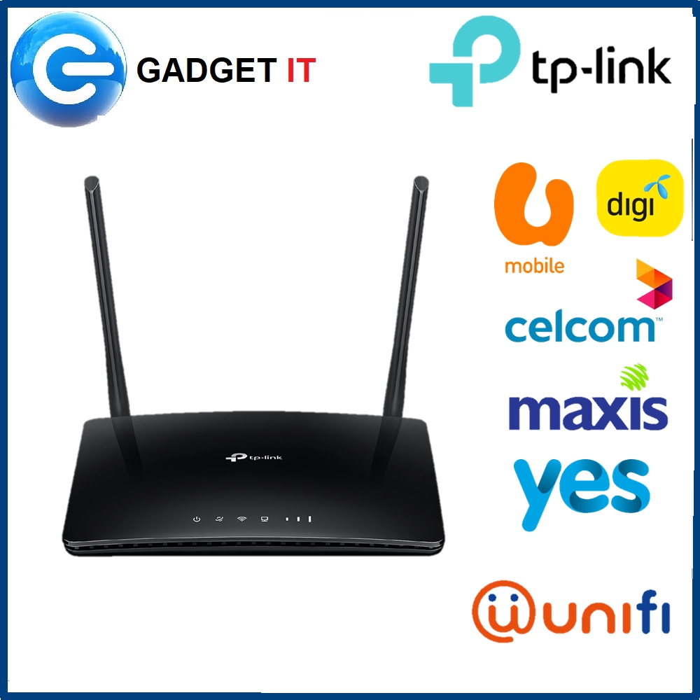 Tp Link Mr6400 300mbps 4g Lte Wifi Modem Router Direct Sim Tl Mr6400 Shopee Malaysia