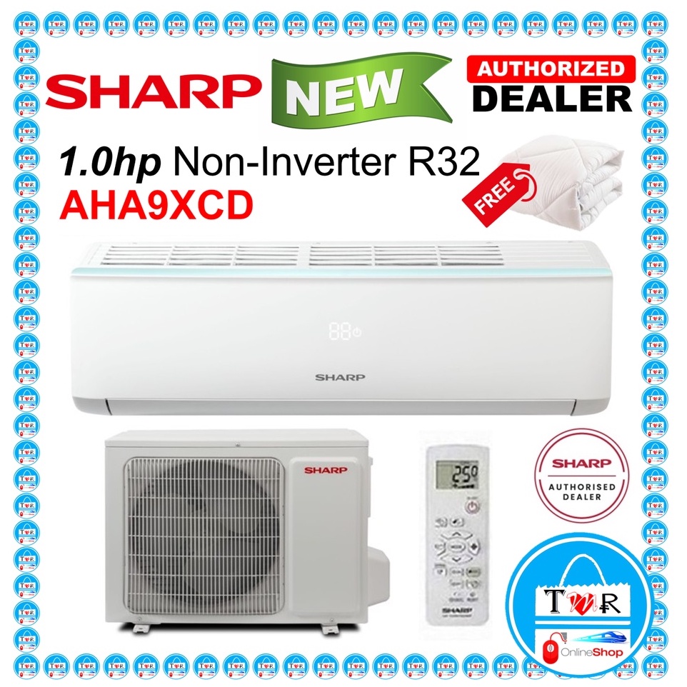 HOT Offer Special Free Gift FREE SHIPPING SHARP 1 0HP 1 5HP NON Inverter Air