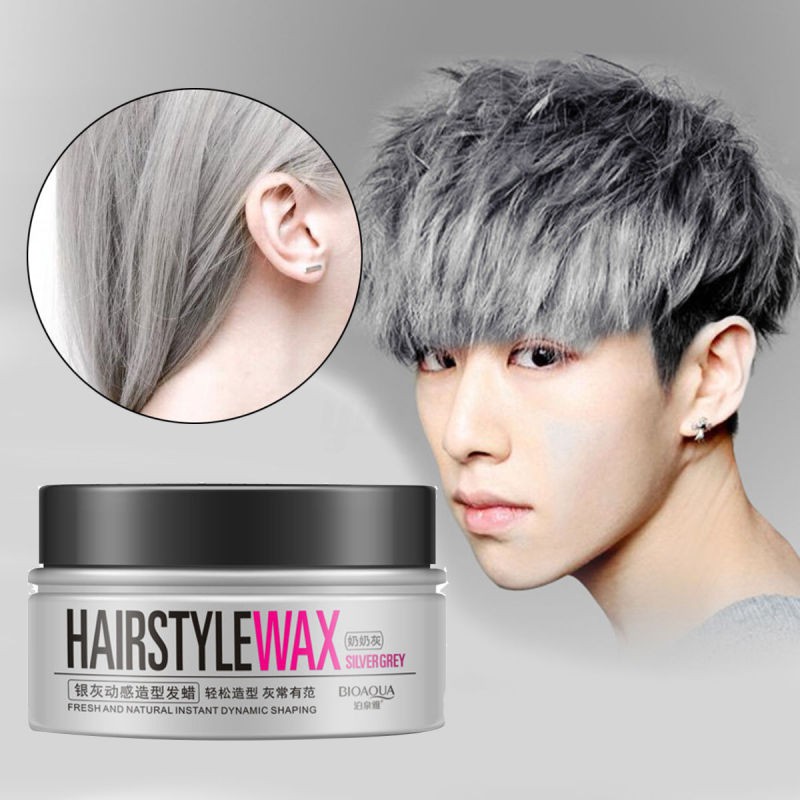 Bioaqua Temporary Modeling Gray Silver Hair Hair Mud Water Gel