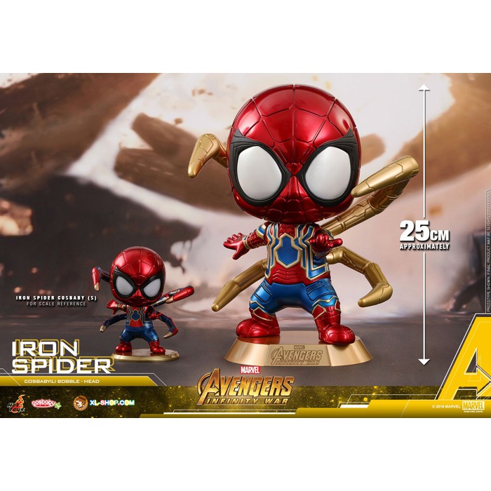 hot toys cosbaby iron spider