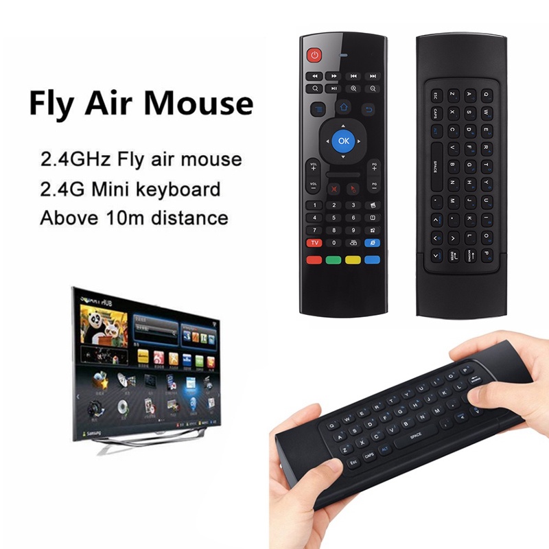 MX3 Fly Air Mouse 2.4G Wireless Remote Control Backlight Keyboard 81 keys Smart Controller for Android TV box MXQ M8S Mi