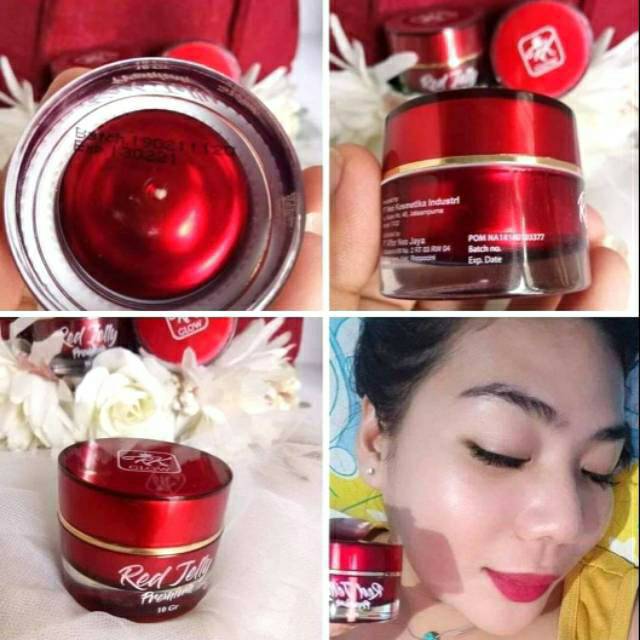 Red Jelly Premium Skin Booster Rk Glow 100 Original Halal Safe Bpom Brighten Facial Skin Shopee Malaysia