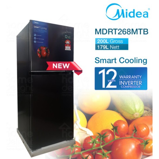 Midea Inverter 2 Door Refrigerator Shopee Malaysia