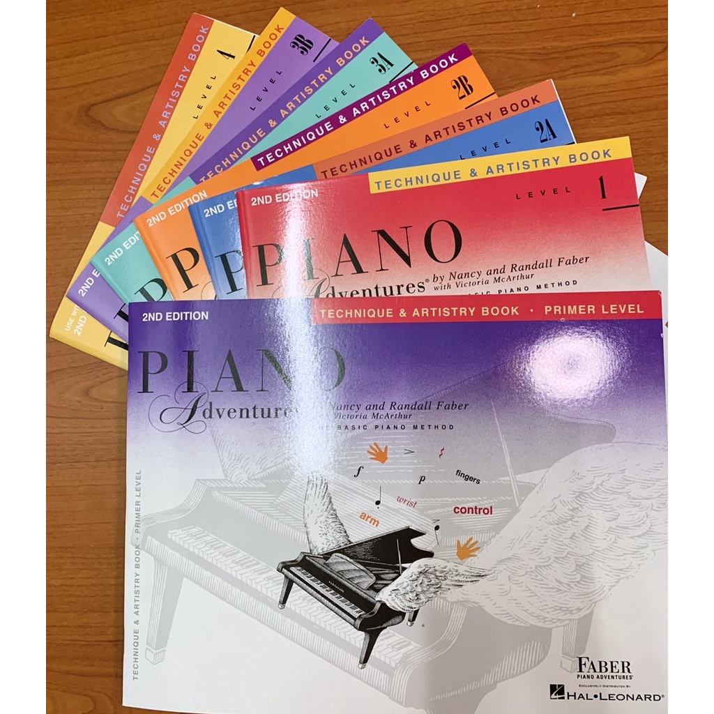 [New] Faber Piano Adventures Technique & Artistry Book Primer to Level 4 by Nancy and Randall Faber