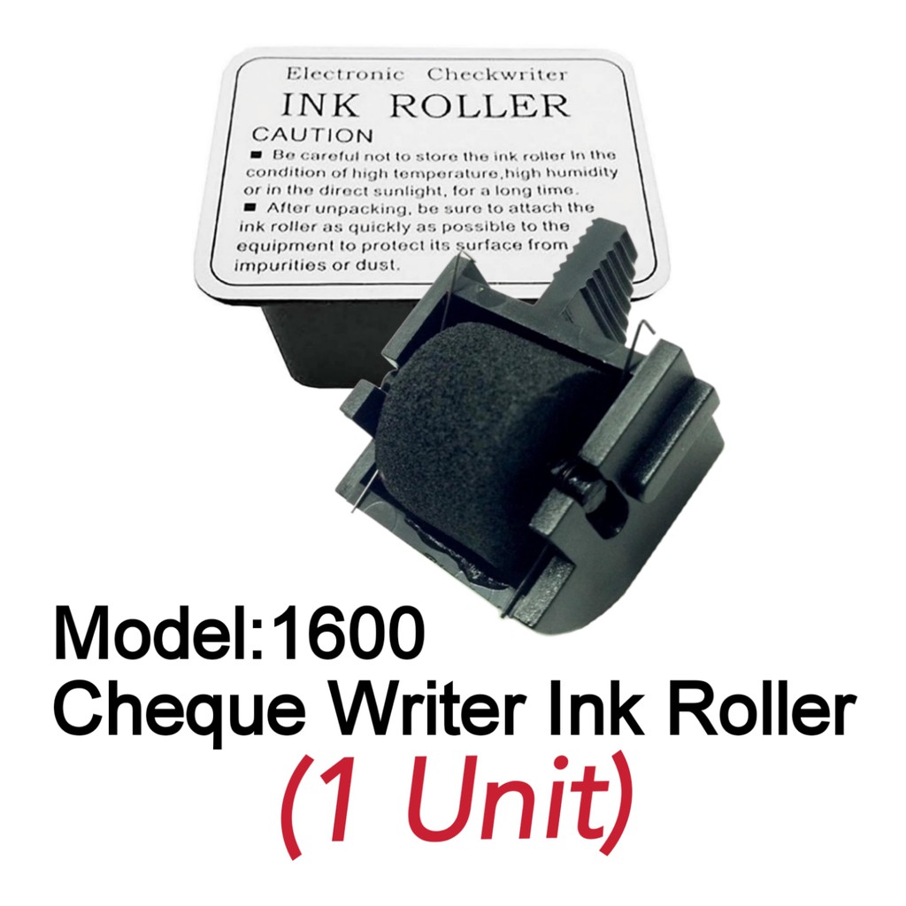 (1 Unit) Ink Roller 1600 For Electronic Checkwriter / Cheque Writer