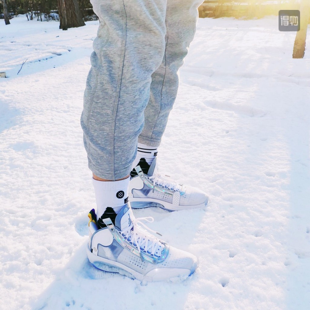 air jordan 34 white iridescent