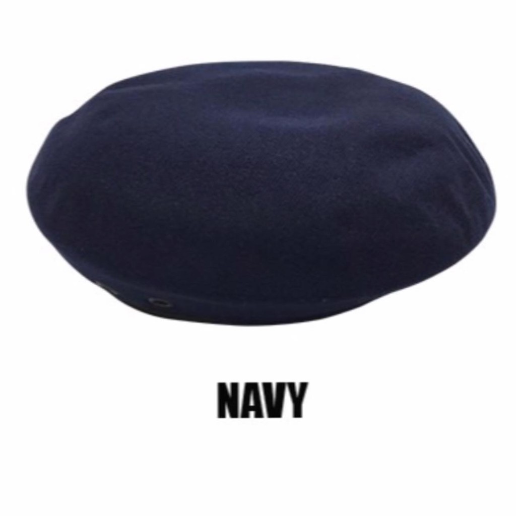 Buy TOPI BERET PBSM/KRS/KADET POLIS/PERTAHANAN AWAM /BERET HITAM 