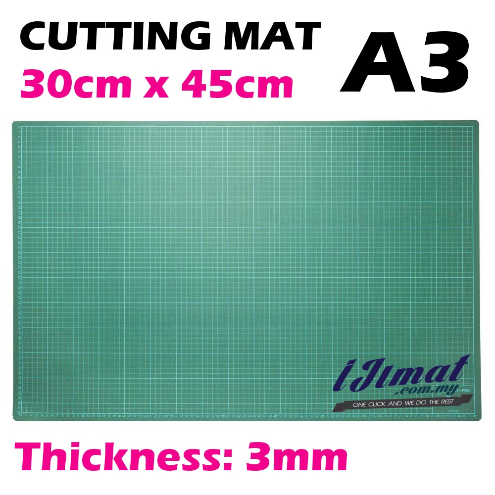 Cutting Mat A3 (30cmx45cm) Thickness 3mm Shopee Malaysia