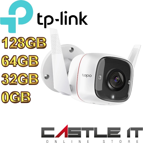 TP-Link Tapo C310 Outdoor Security Wi-Fi Camera (32GB/64GB/128GB) Smart Secure Easy