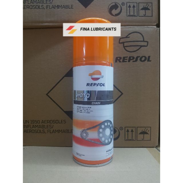 REPSOL MOTO CHAIN LUBE (NEW PACKAGING AND FORMULA) 100 ORIGINAL