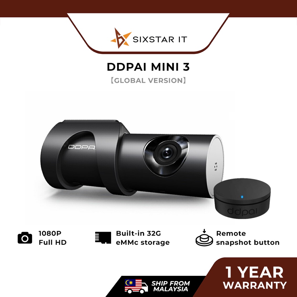 ddpai mini3 car dash camera
