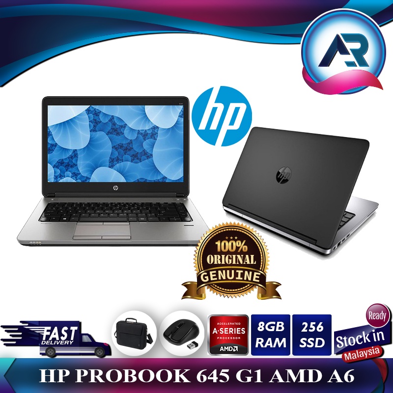 Laptop Hp Probook 645 G1 Amd A6 4400m 27ghz8gb Ram Ddr3l256gb Ssdradion Hd Gpuwifiw Cam 2830