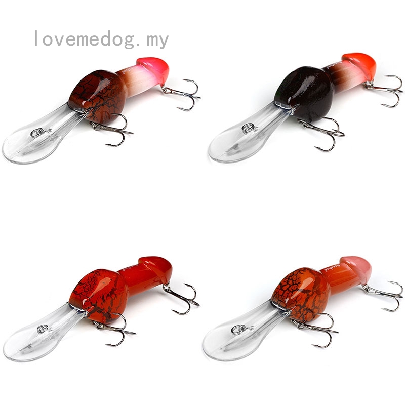 Fishing Lure Bait Crankbait Penis Dick Tackle Wobbler Spinner Bass Pike Minnow 