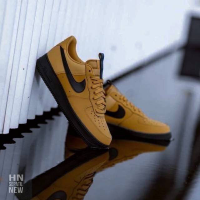 nike air force one wheat black