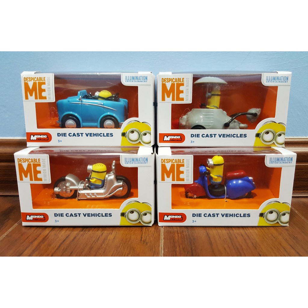 minions diecast vehicles