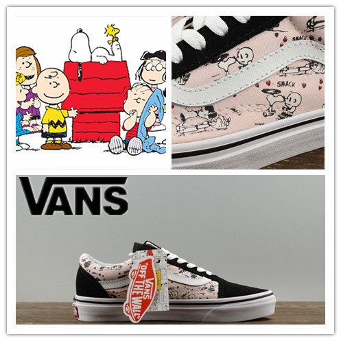 pink snoopy vans
