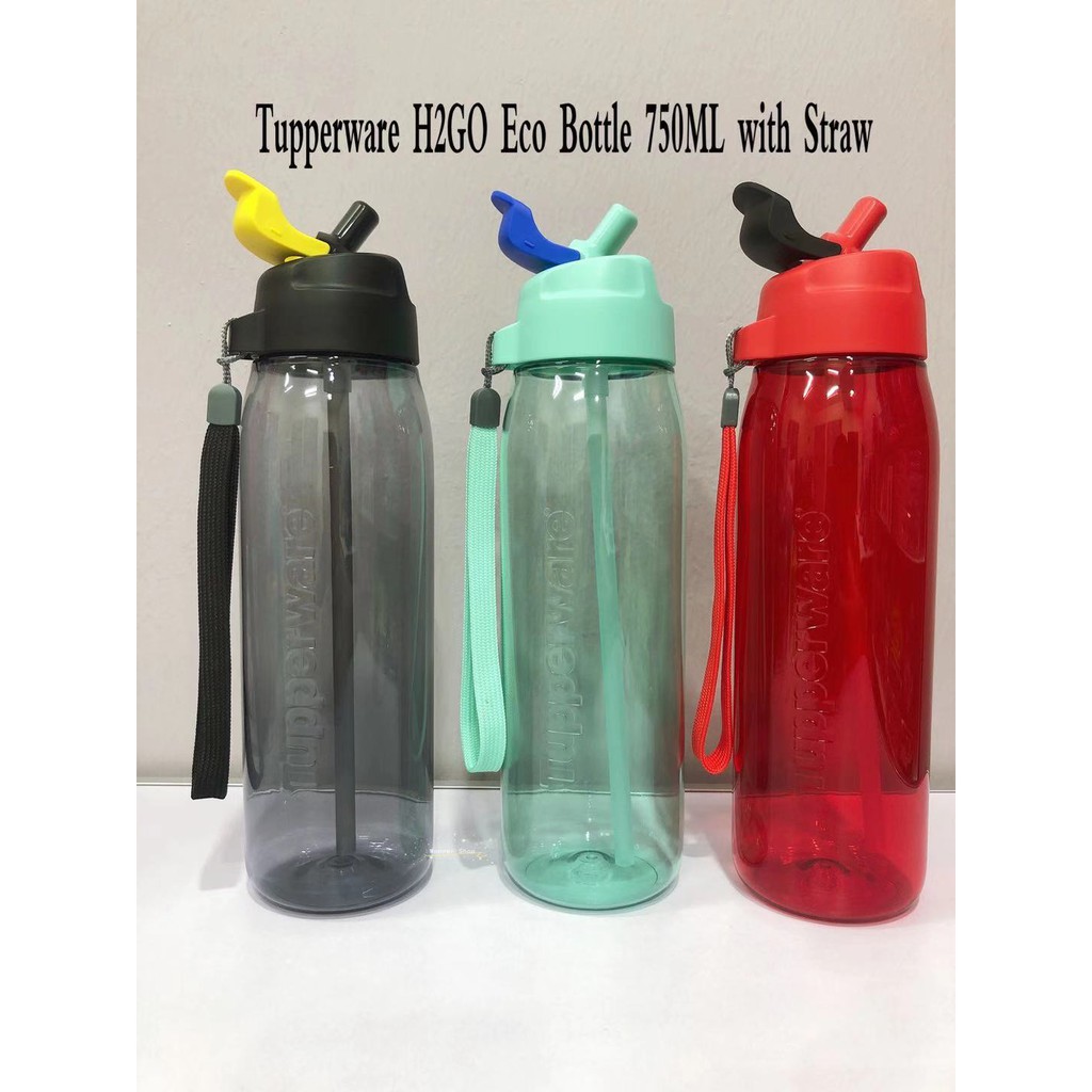 💥limited edition💥Tupperware H2GO 750ml with Straw / Straw Brush
